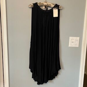 Free People Black Sleeveless Dress NWT